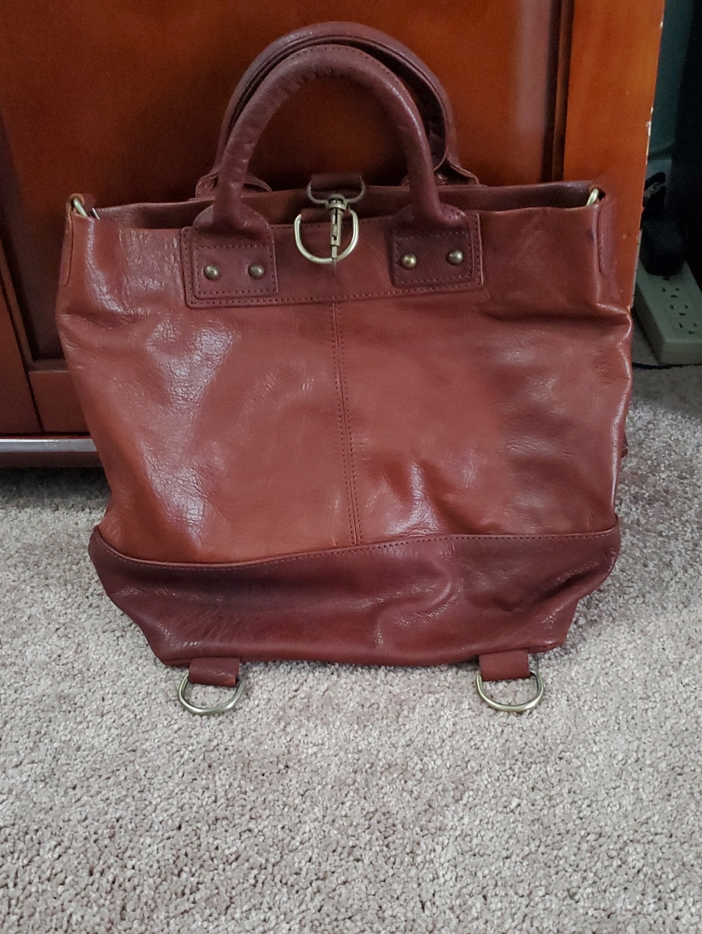 Women's Leather Tote Bag in Brown - Versatile Carryall